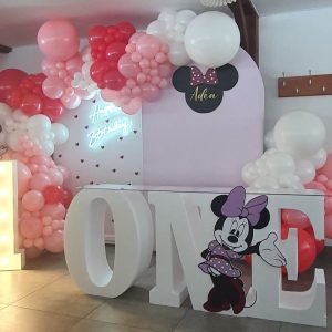 Minnie Mouse dekoracija za rojstni dan