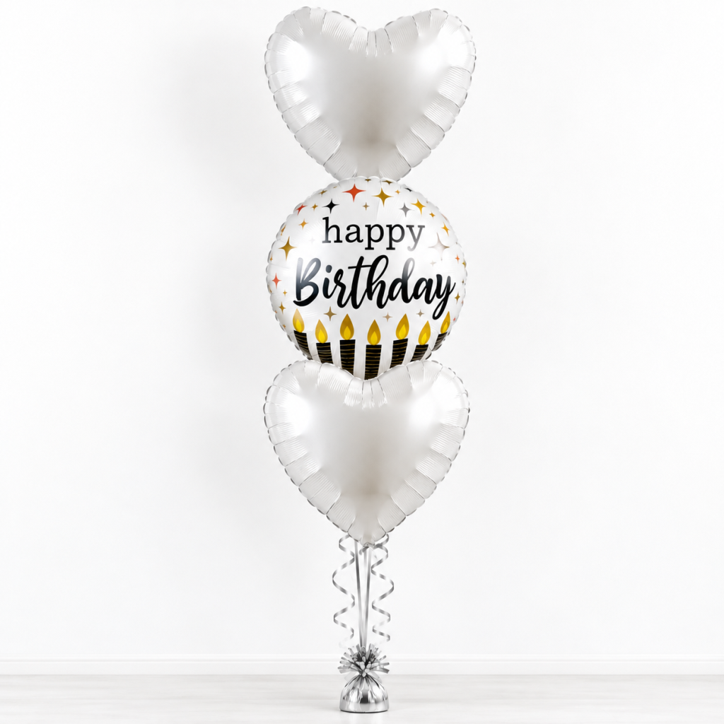 paket srebrnih balonov