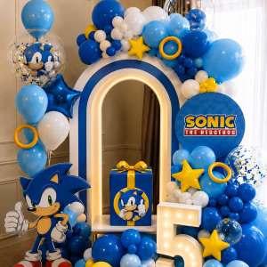 Sonic balonska dekoracija za rojstni dan