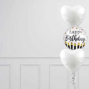 Paket srebrnih rojstnodnevnih balonov