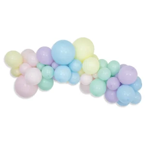 Pastelna organska balonska girlanda