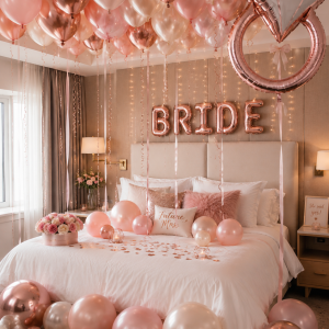 Bride To Be dekoracija Rose Gold
