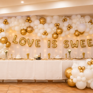 LOVE IS SWEET dekoracija za sladko mizo | Fantazija Dekoracija